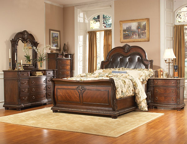 Auberry Bedroom Set with Sleigh Bed