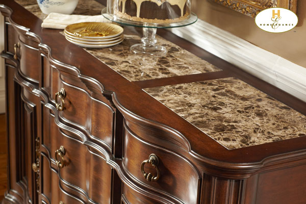 Perry 72" Round Dining Table Set