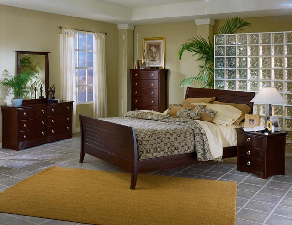 Syracuse Bedroom Set with Sleigh Bed