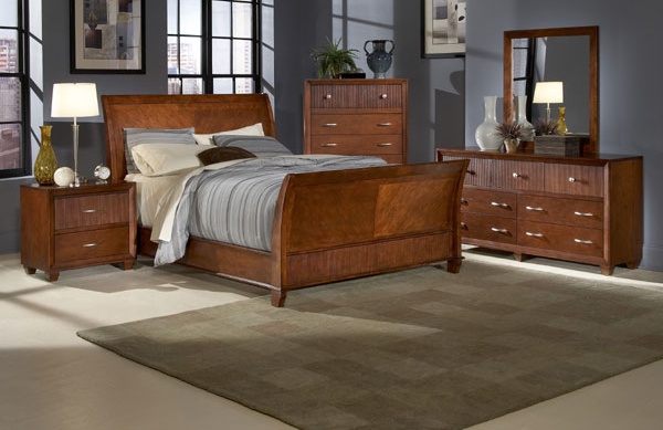 Anaheim 4 pc. Contemporary Bedroom Set