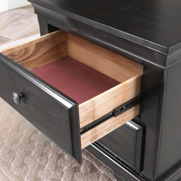 Colleyville Ebony Bedroom Set with Storage Bed
