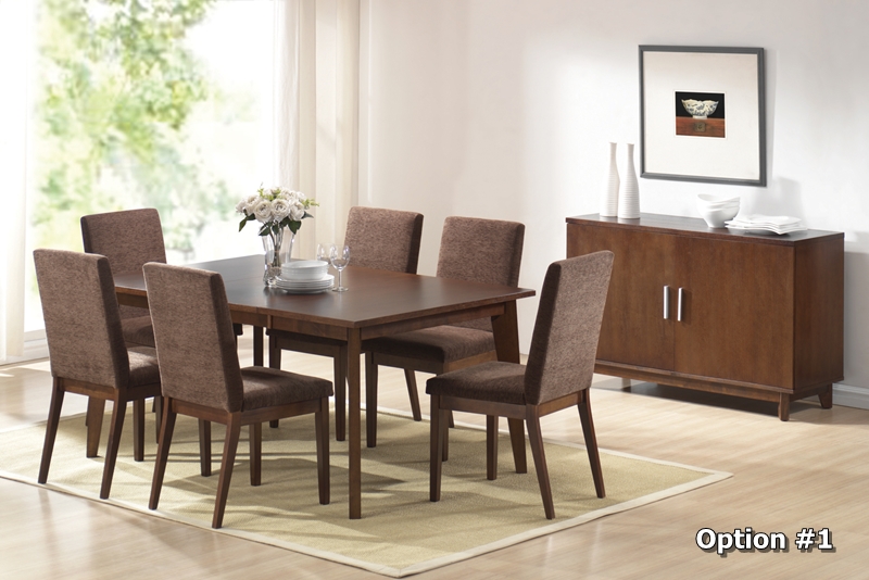 Greenwood 6 pc. Contemporary Dining Room Set with Credenza