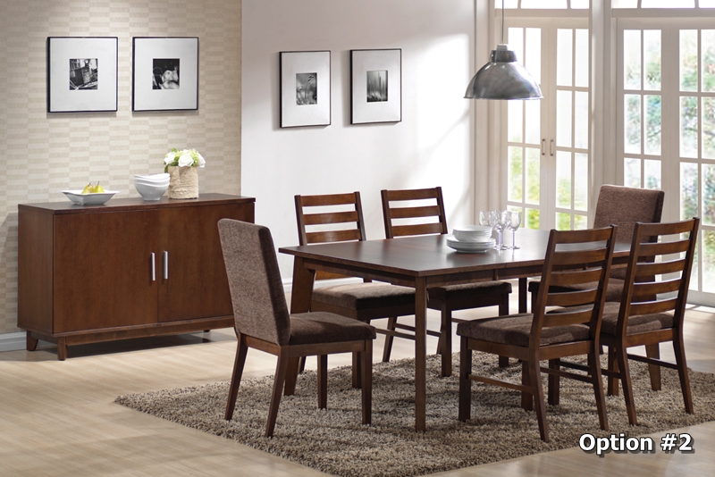 Greenwood 6 pc. Contemporary Dining Room Set with Credenza