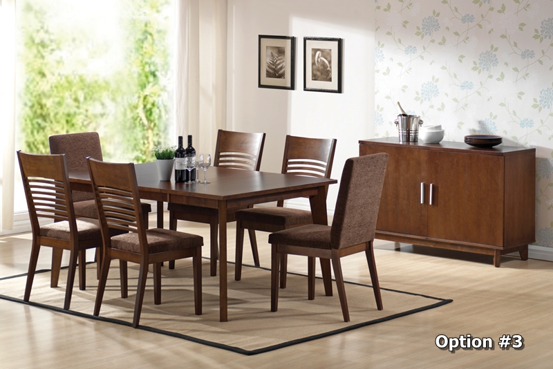 Greenwood 6 pc. Contemporary Dining Room Set with Credenza