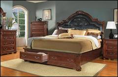 Highland Bedroom Set with Storage Bed