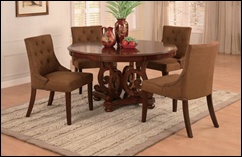 Baltimore Round Dining Room Table Set