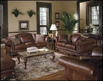 Buffalo Leather Sofa Set