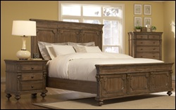 Wheaton Rustic Style Bedroom Set