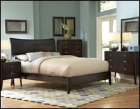 Plano Espresso Bedroom Set with Platform Bed