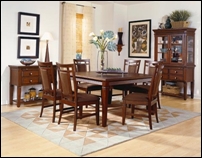 Richland Casual Square Dining Room Table Set