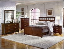 Rockford Casual Cherry Bedroom Set
