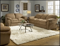 Salinas Microfiber Living Room Sofa Set