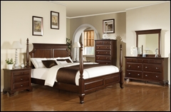 Canton Cherry Bedroom Set