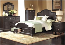 Colleyville Ebony Bedroom Set with Storage Bed