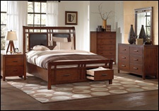Laurel Hill Bedroom Set with Storage Bed