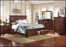 Oak Creek Bedroom Set with Storage Bed
