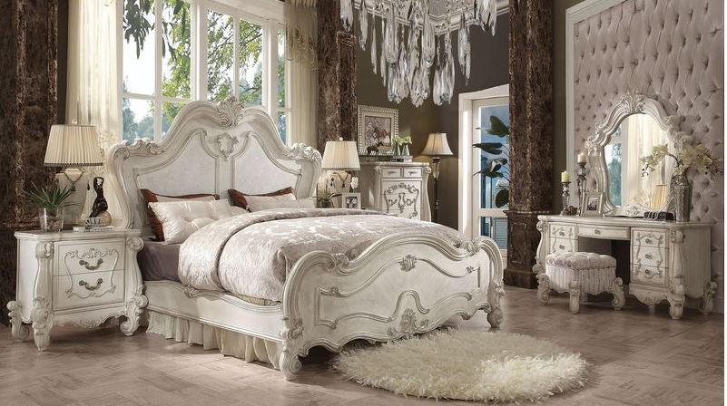 Lucca Bedroom Set in Bone White