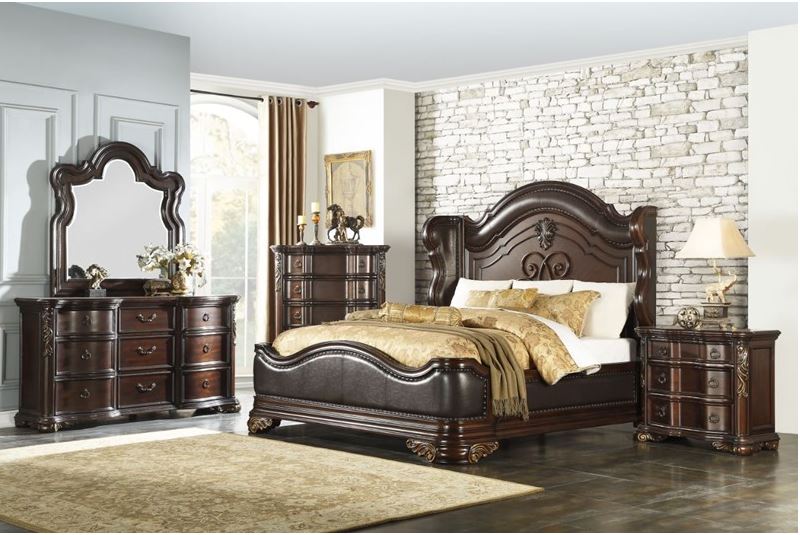 672783 Manchester Bedroom Set Von Furniture Free Shipping