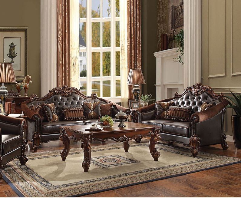 Walther Formal Living Room Set in Cherry